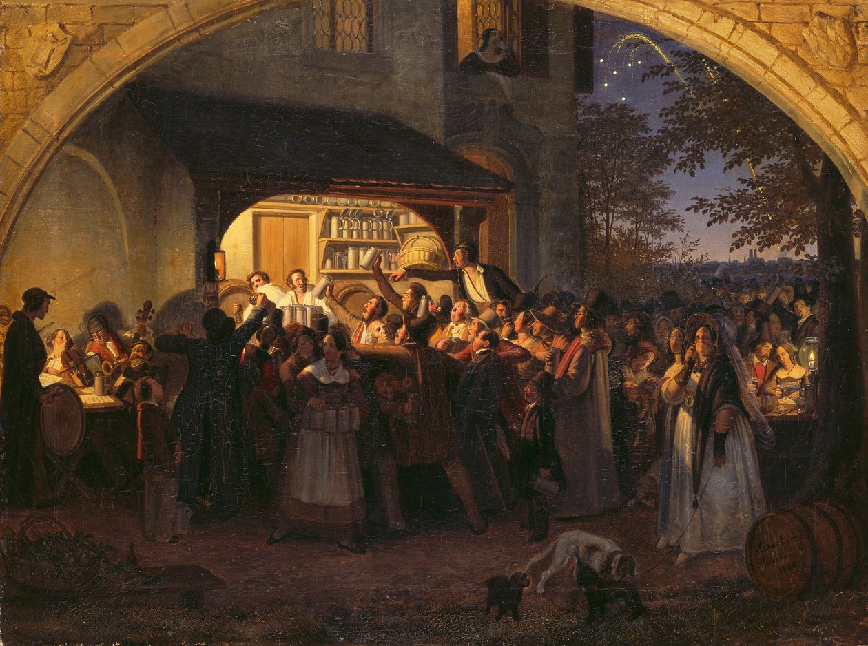 Münchens havefestival af Johann Peter Hasenclever