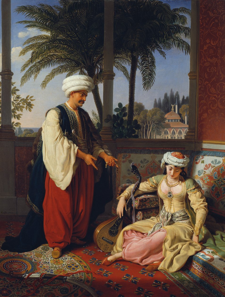 Tyrken ("Utroskab") af Johann Peter Krafft