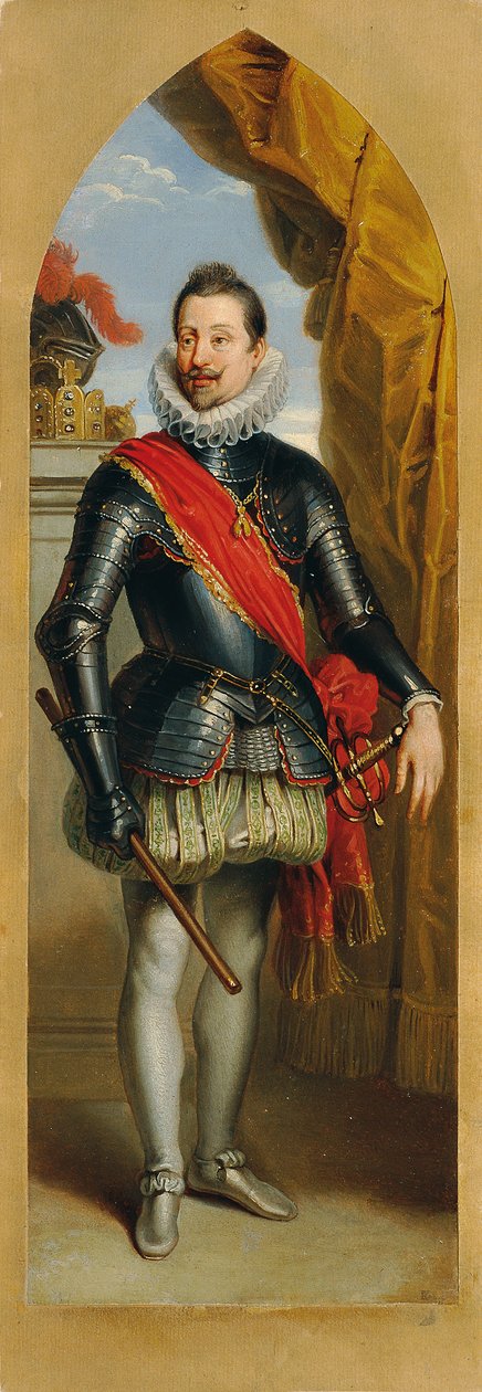 Kejser Ferdinand II stående af Johann Peter Krafft