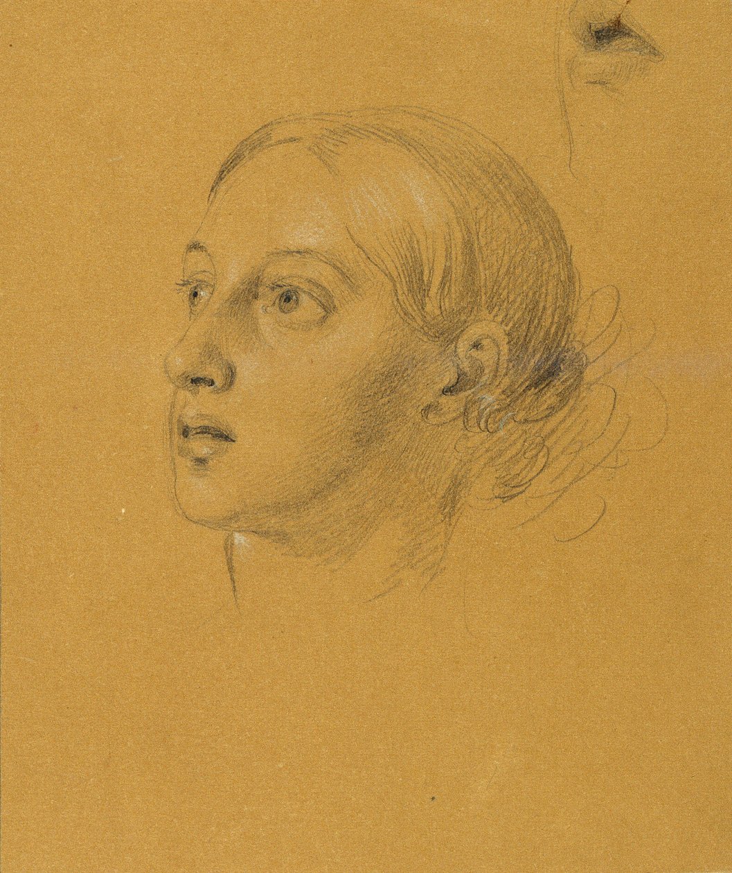 Hovedstudie for "Arindal og Daura" af Johann Peter Krafft