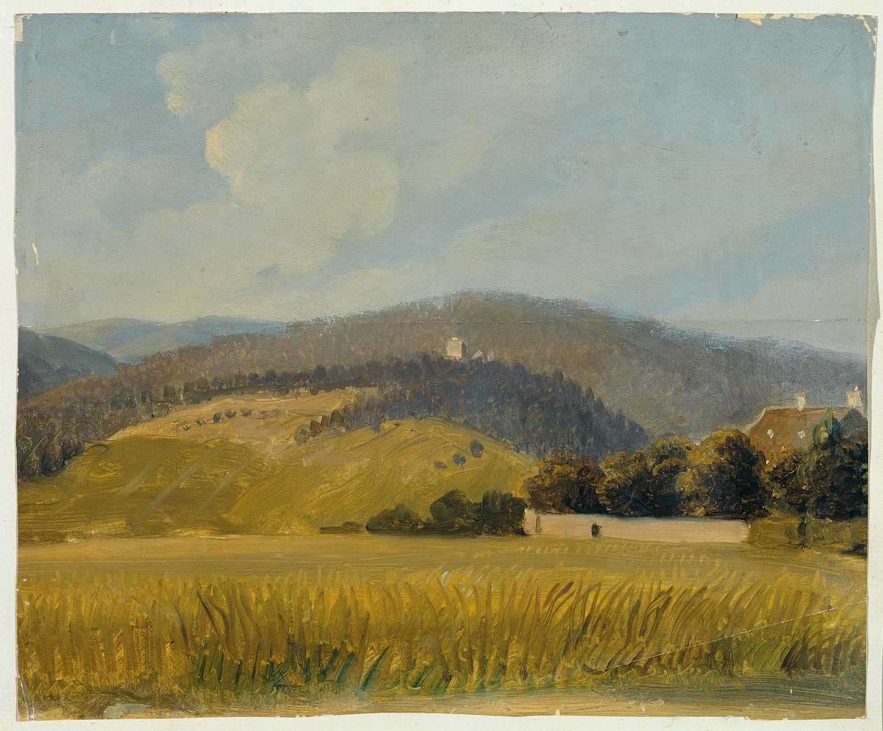 landskab nær Baden af Johann Peter Krafft