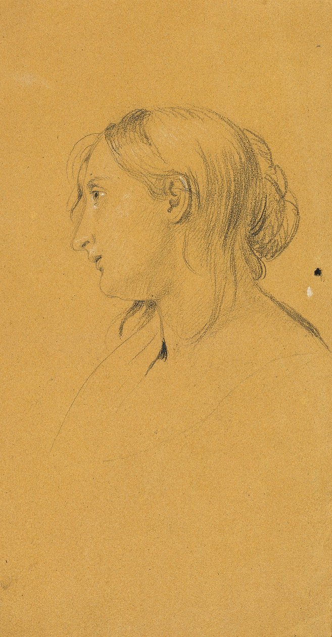 Studie til "Ossian og Malvina" af Johann Peter Krafft