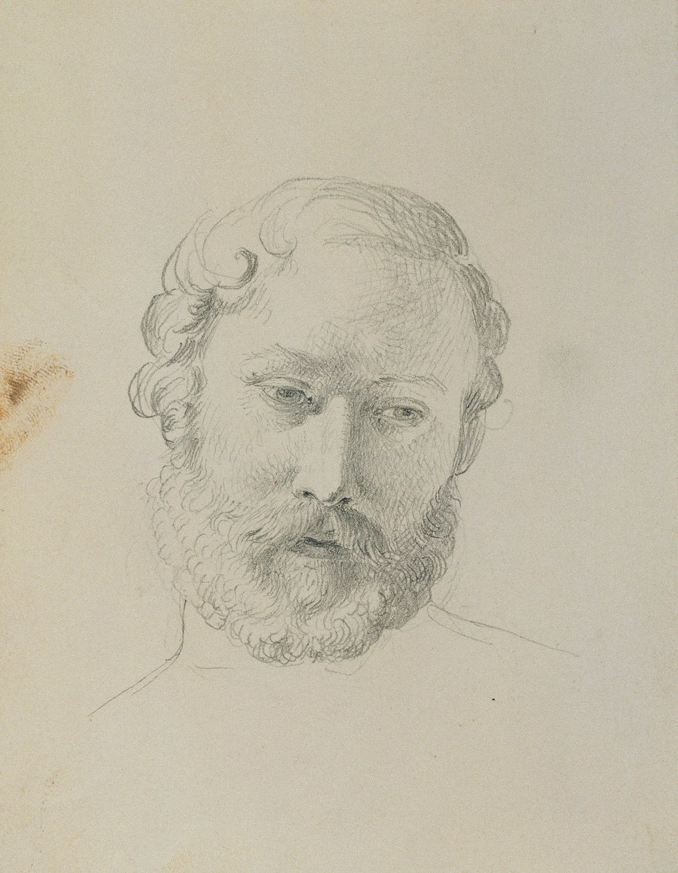 Studie til "Rüdiger og Angelika" af Johann Peter Krafft