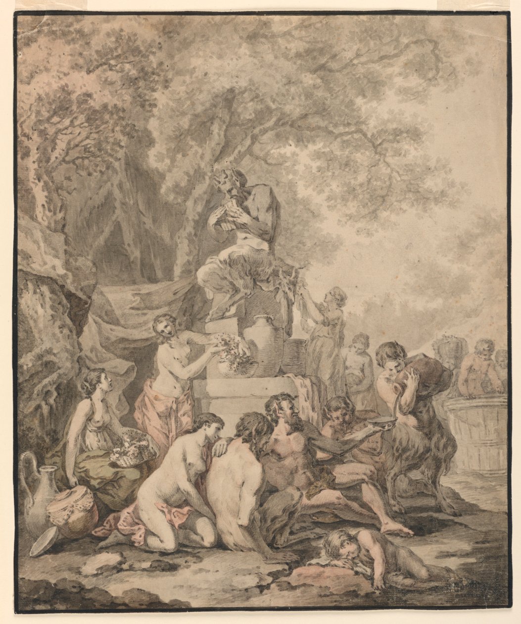 Bacchanalsk scene af Johann Sebastian Bach