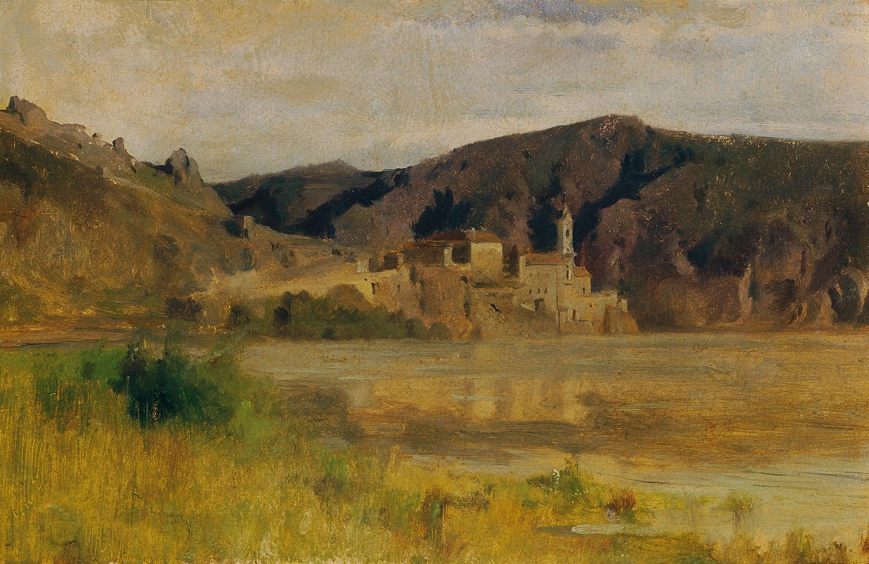 Udsigt over Durnstein af Johann  Till der Jüngere