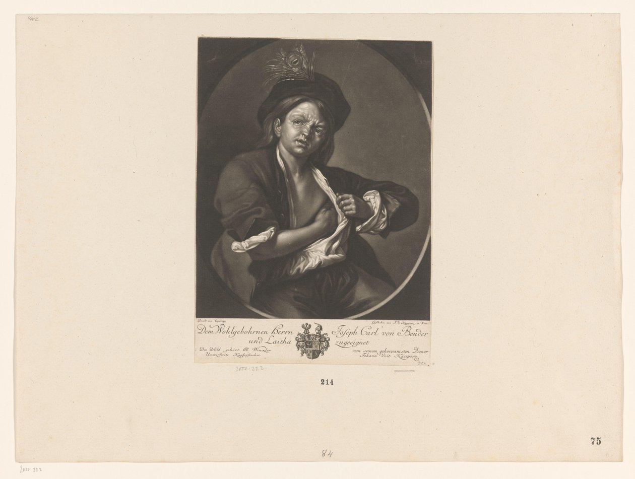 Dreng fanger en loppe af Johann Veit Kauperz