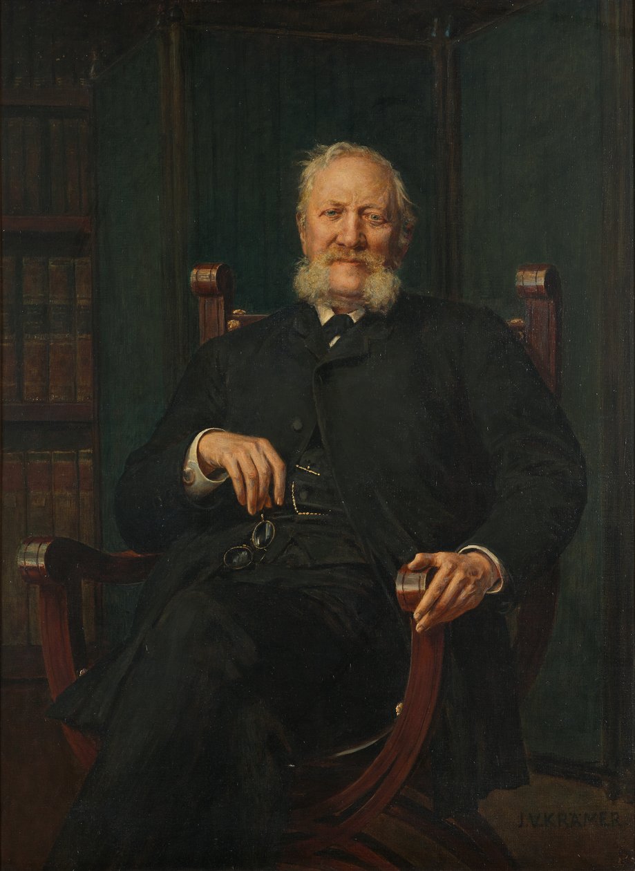 Dr. Karl Stremayr af Johann Victor Krämer