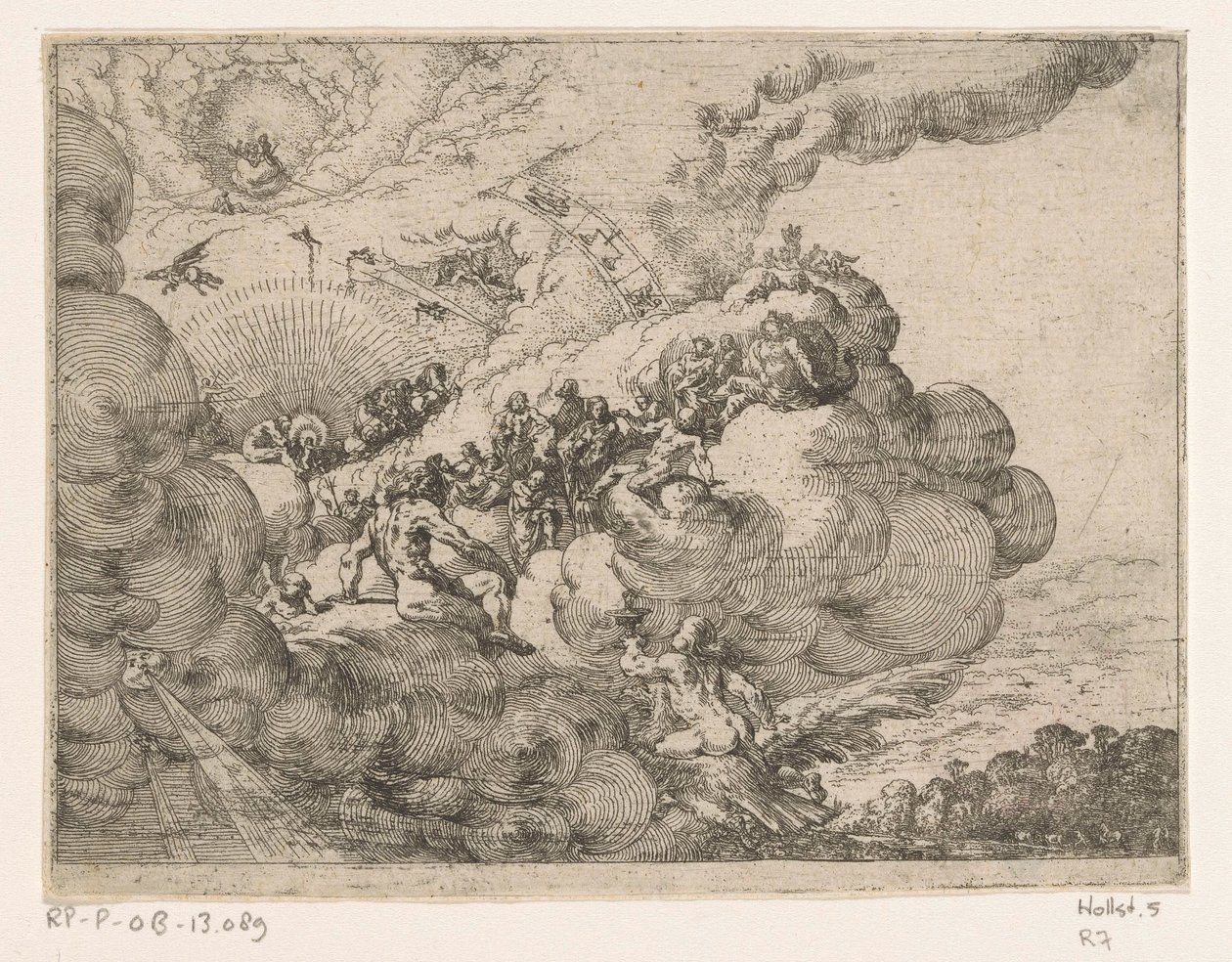 Himmel Fire elementer (serietitel) af Johann Wilhelm Baur
