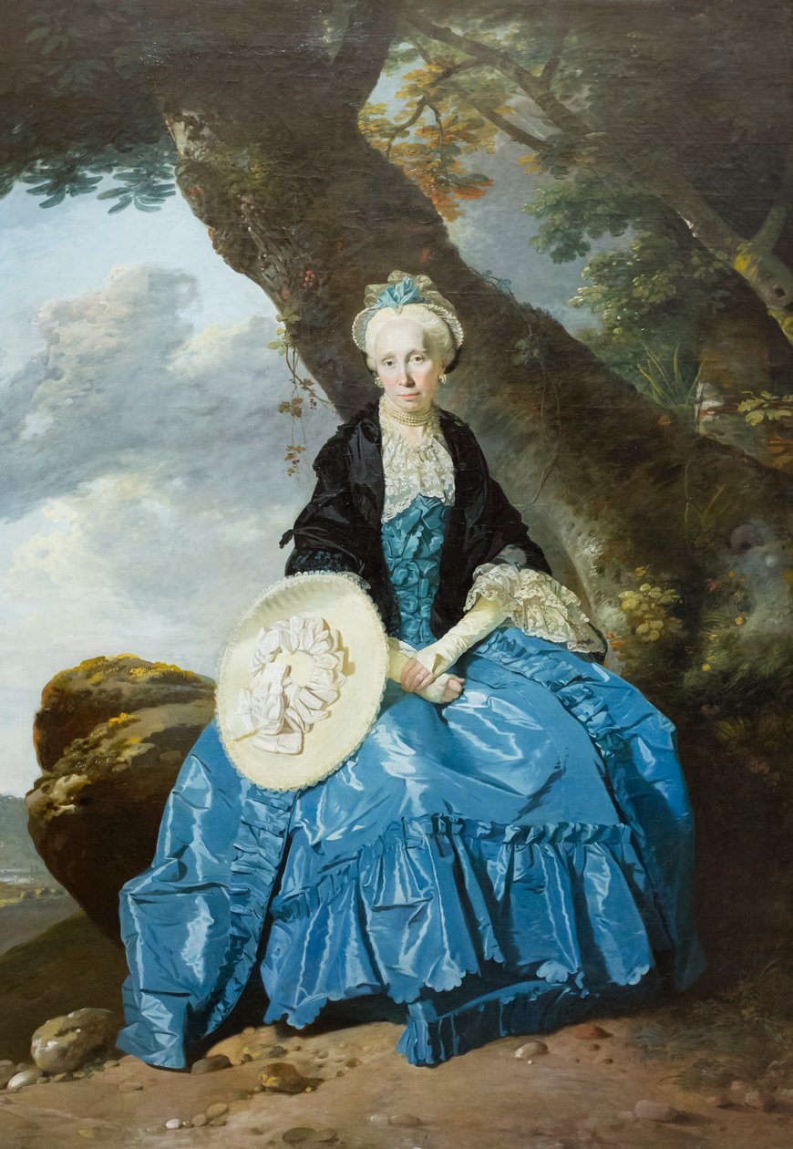 Fru Oswald af Johann Zoffany