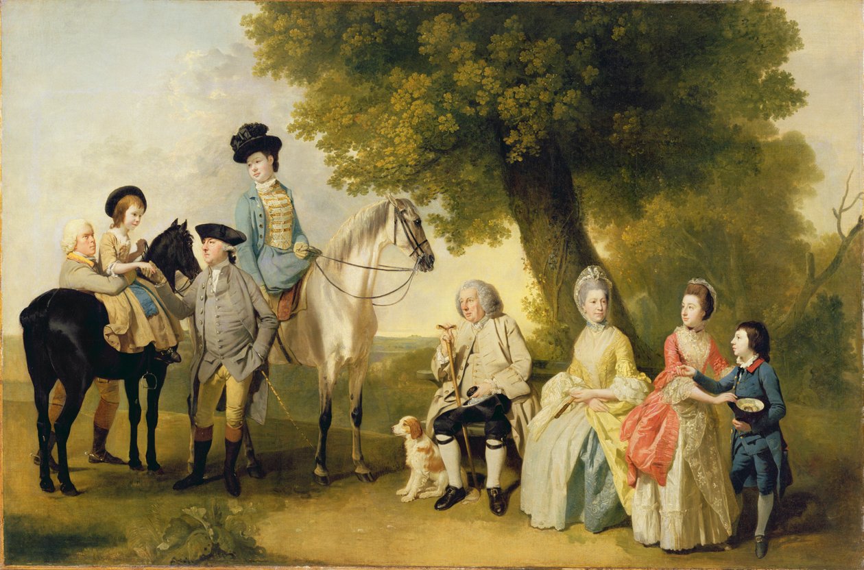 The Drummond Family, ca. 1769 (olie på lærred) af Johann Zoffany