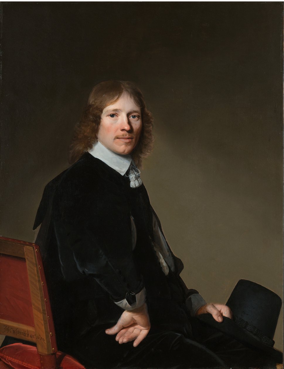 Portræt af Eduard Wallis (1621-1684) af Johannes Cornelisz. Verspronck
