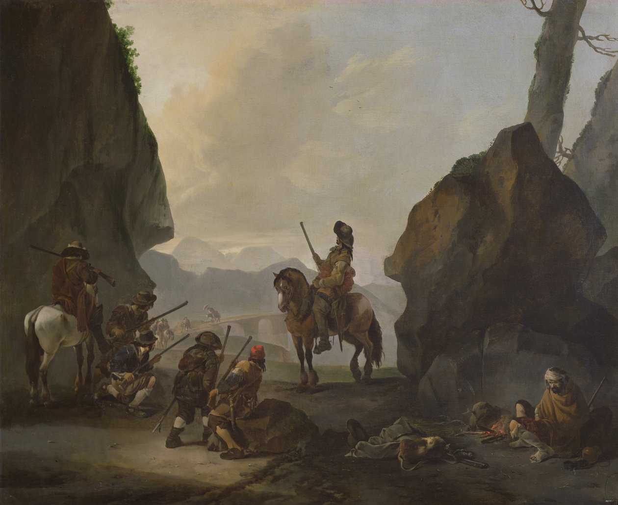 Tyve på udkig af Johannes Lingelbach