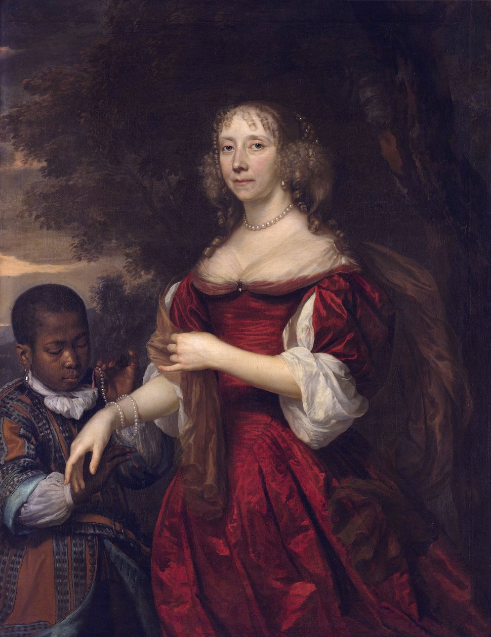 Portræt af Margaretha van Raephorst (1625-1690) af Johannes Mytens