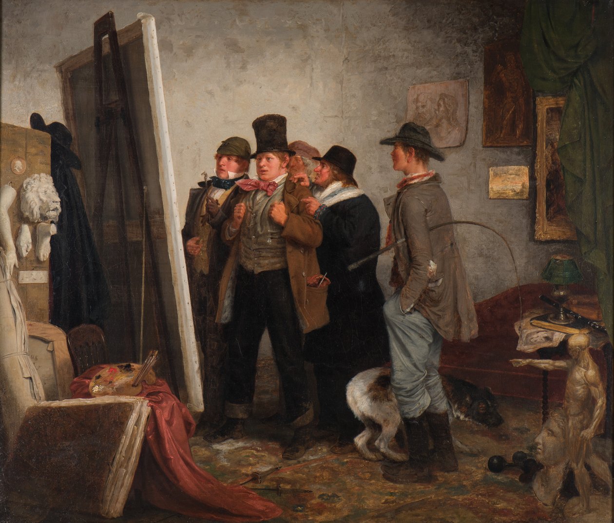 Country Connoisseurs, 1855 af Johannes Adam Simon Oertel