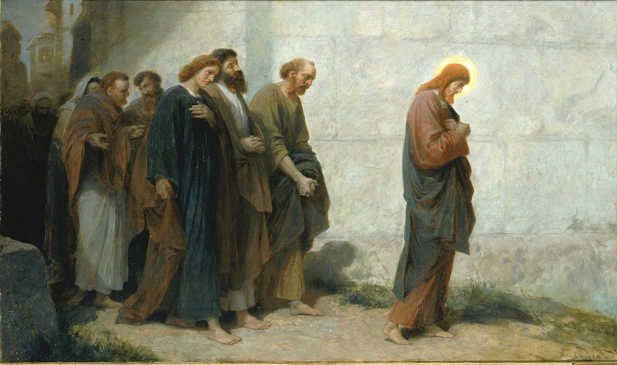Går ned til Getsemane, 1898. af Johannes Adam Simon Oertel