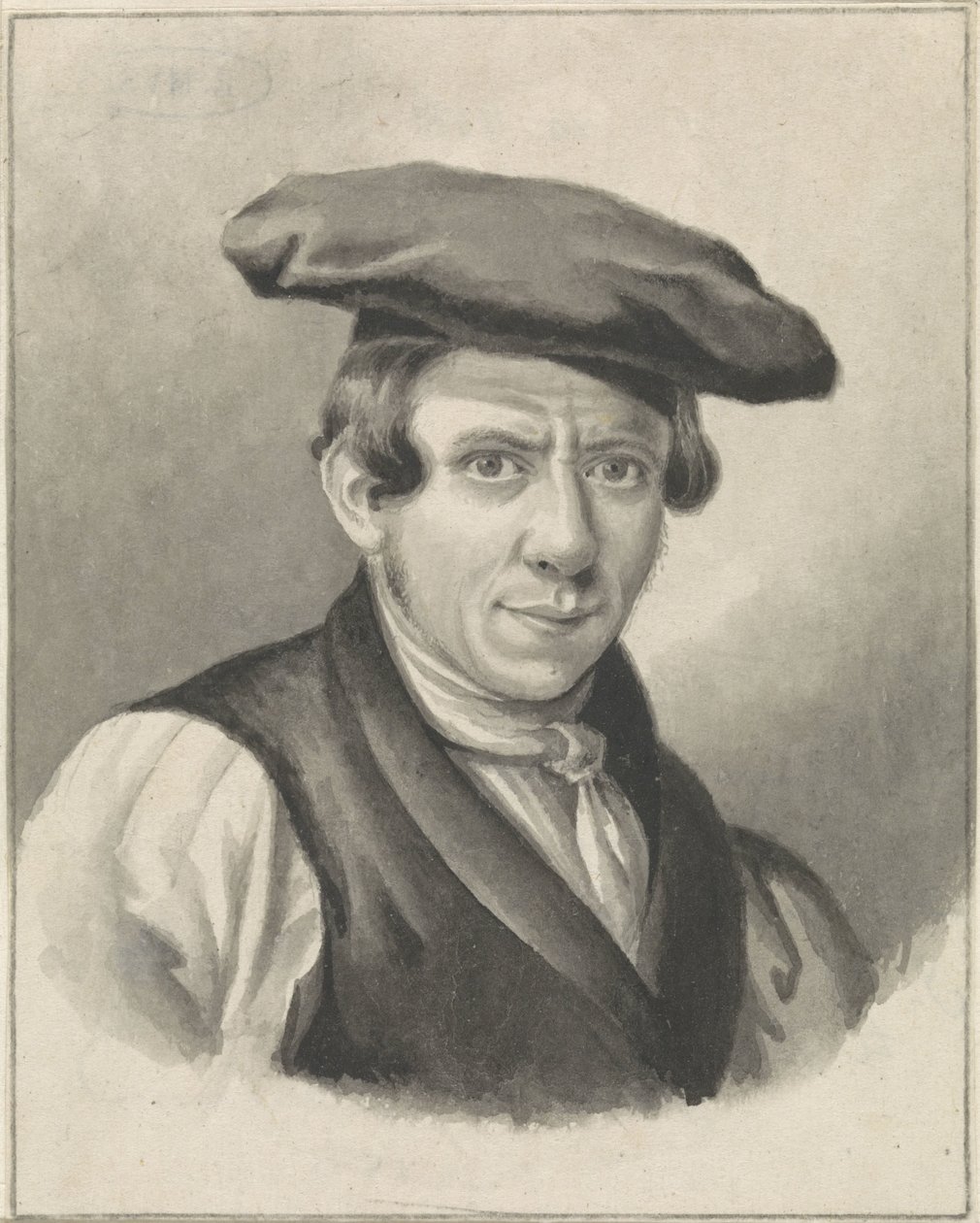 Selvportræt af Johannes Boshamer af Johannes Boshamer