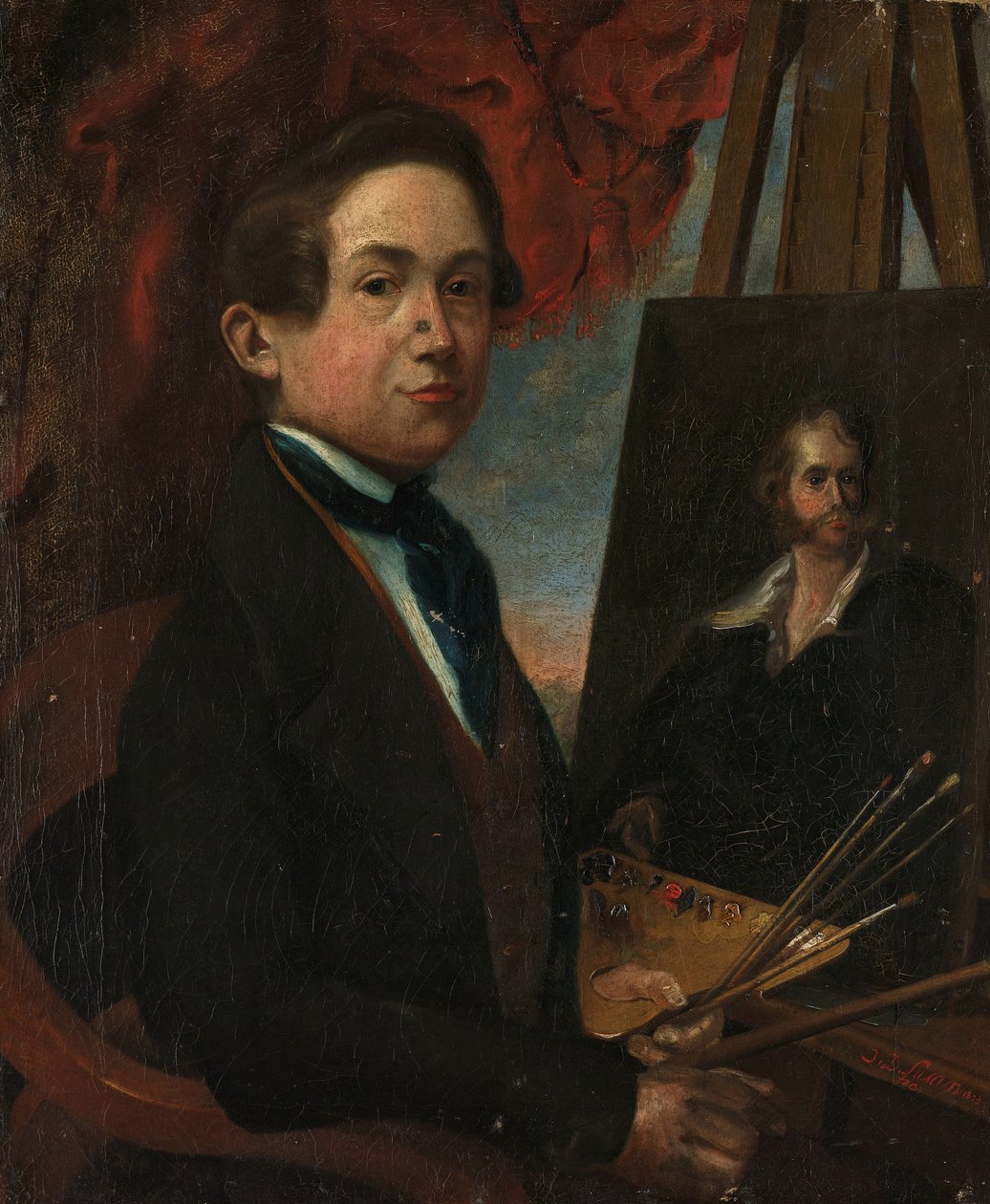 Selvportræt af Johannes Daniël Susan