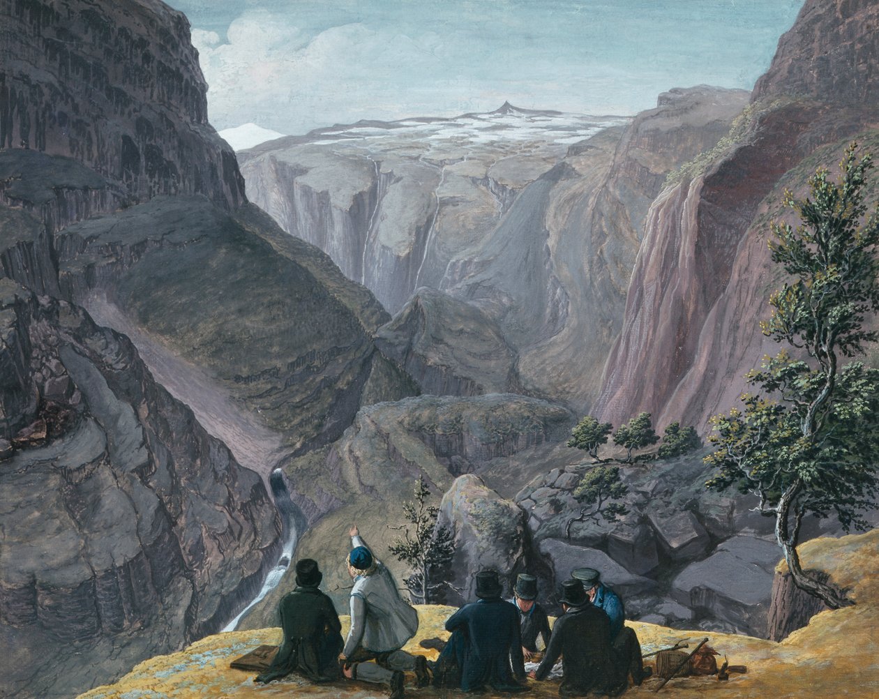 Bjønnestigvarden, Aurland af Johannes Flintoe