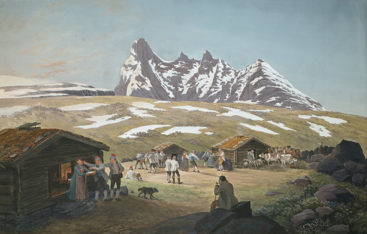 Pasture life under Skagastølstindane af Johannes Flintoe