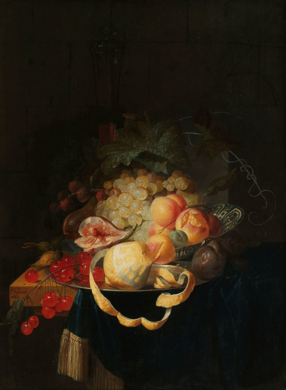 Stilleben med frugt af Johannes Hannot