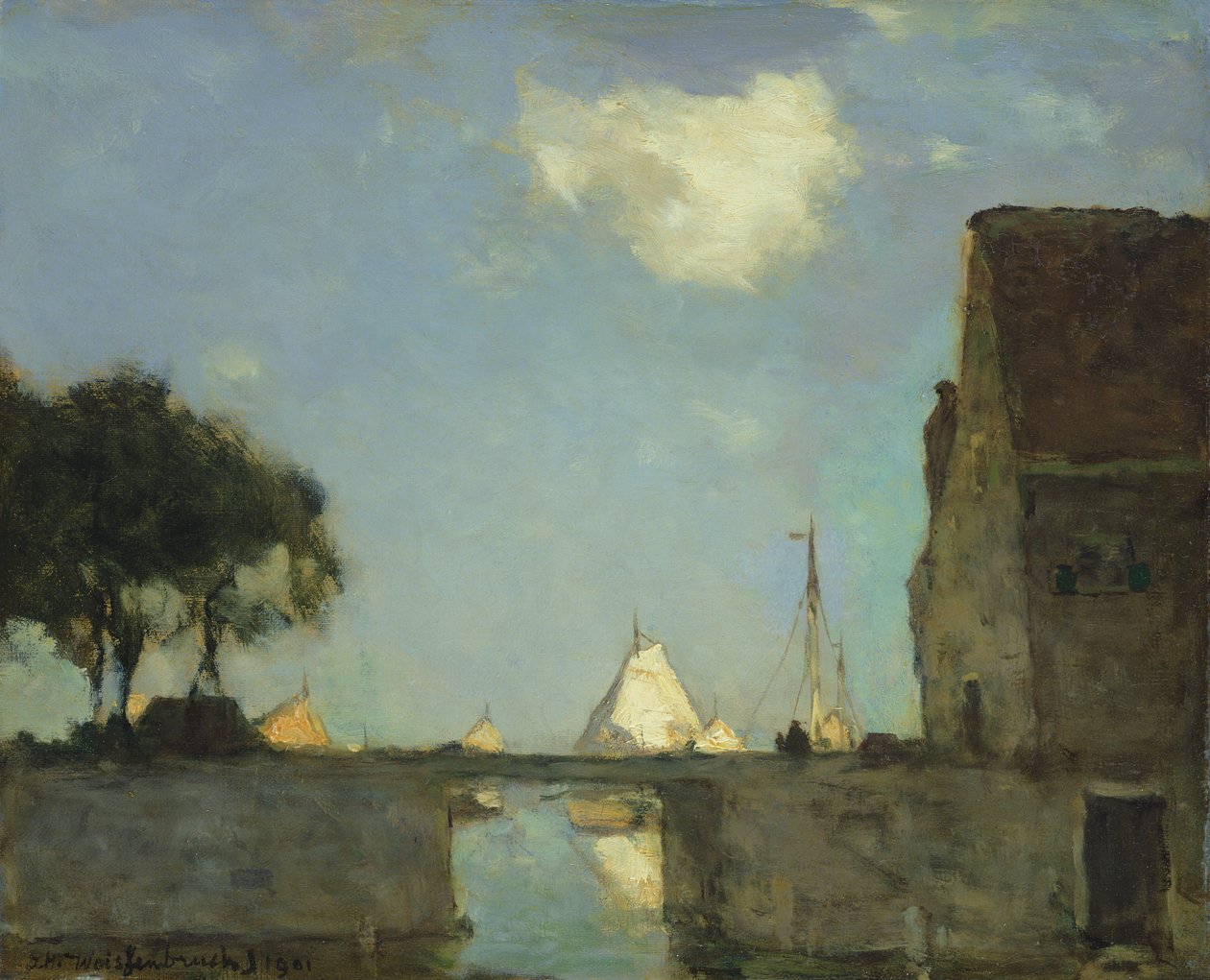 Nord, nær Nieuwkoop, 1901 af Johannes Hendrik Weissenbruch