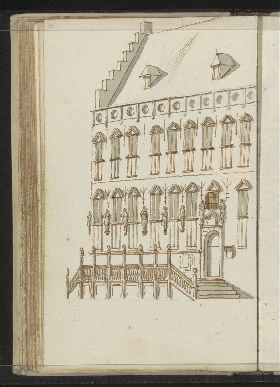 Facade af rådhuset i Nijmegen af Johannes Huibert Prins