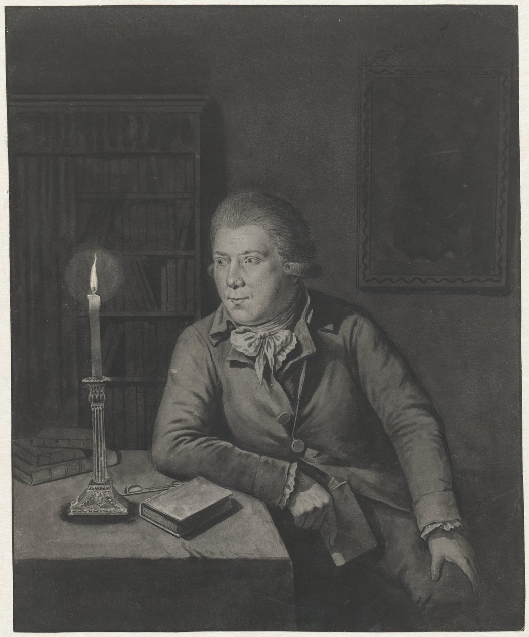 Selvportræt af Johannes Janson af Johannes Janson