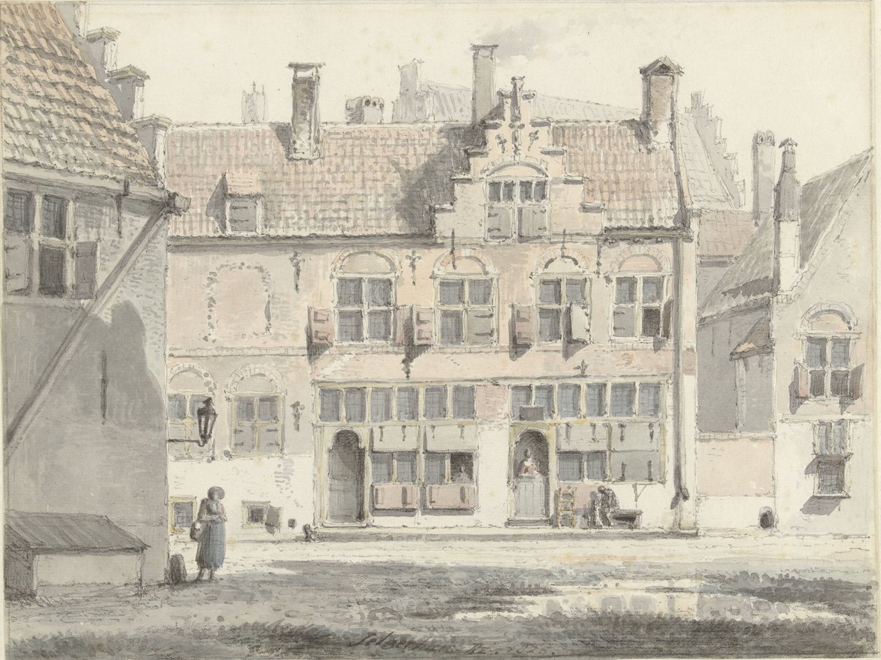 Huse i Amersfoort af Johannes Jelgerhuis