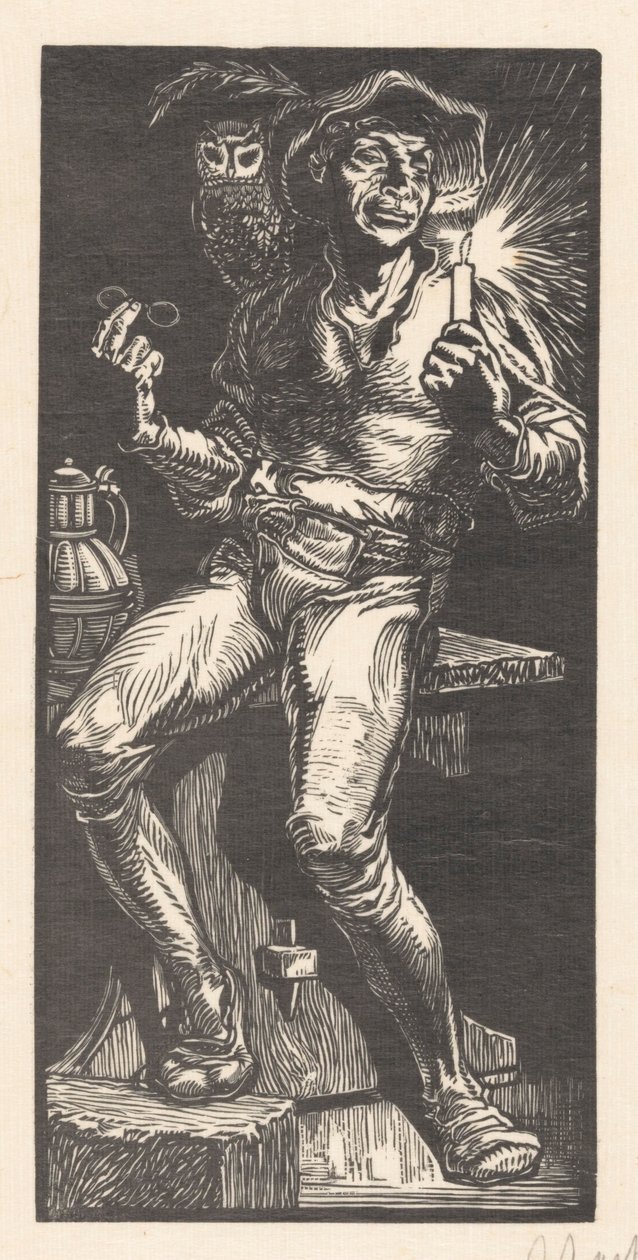 Tijl Ulenspiegel af Johannes Josephus Aarts (signed by artist)