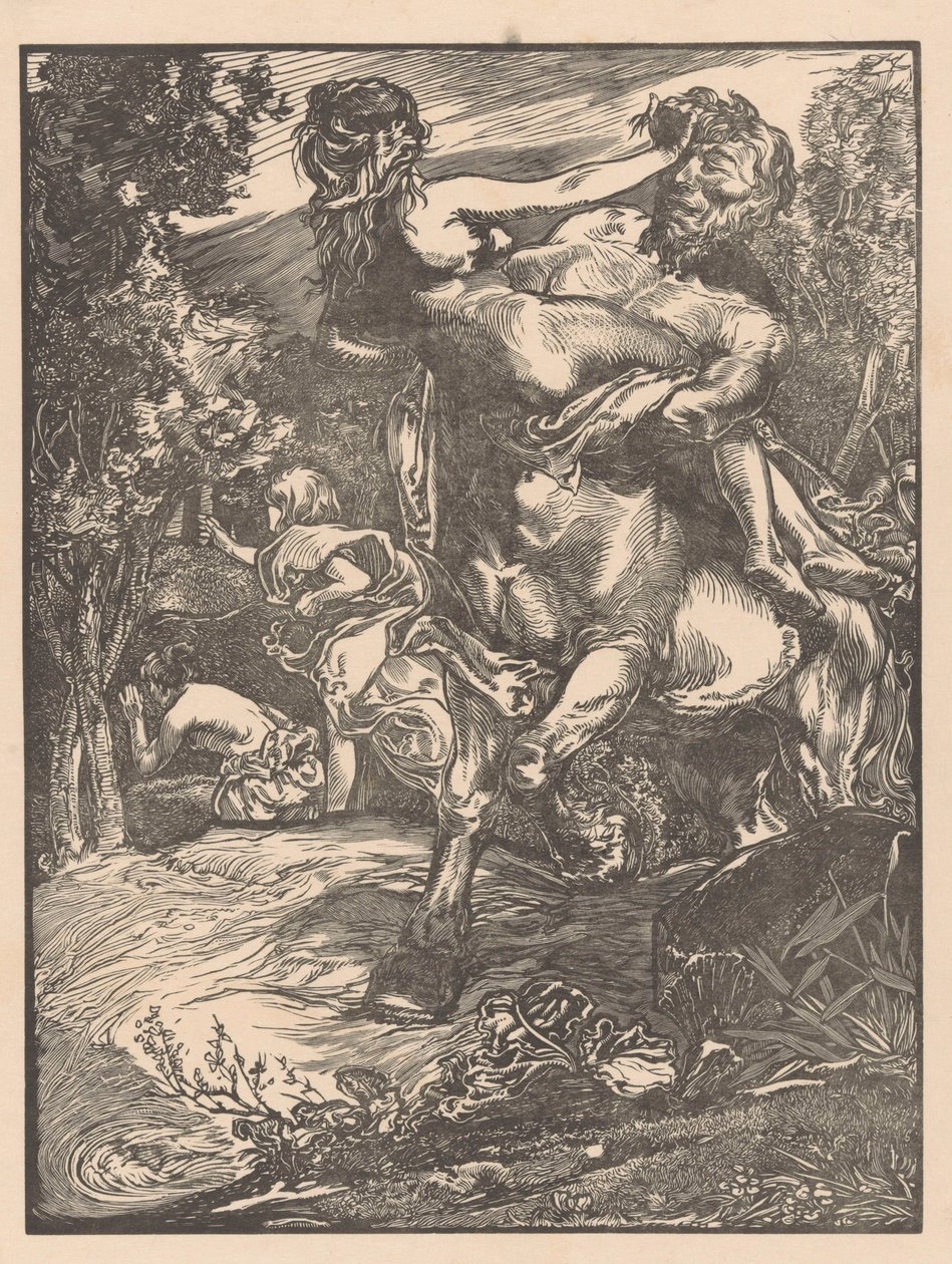 Kentaur kidnapper en kvinde af Johannes Josephus Aarts