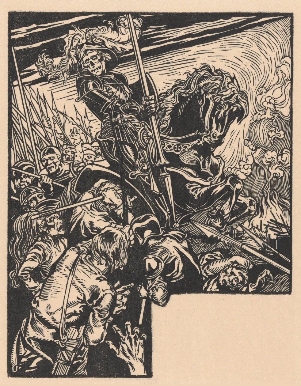 Død i kamp af Johannes Josephus Aarts
