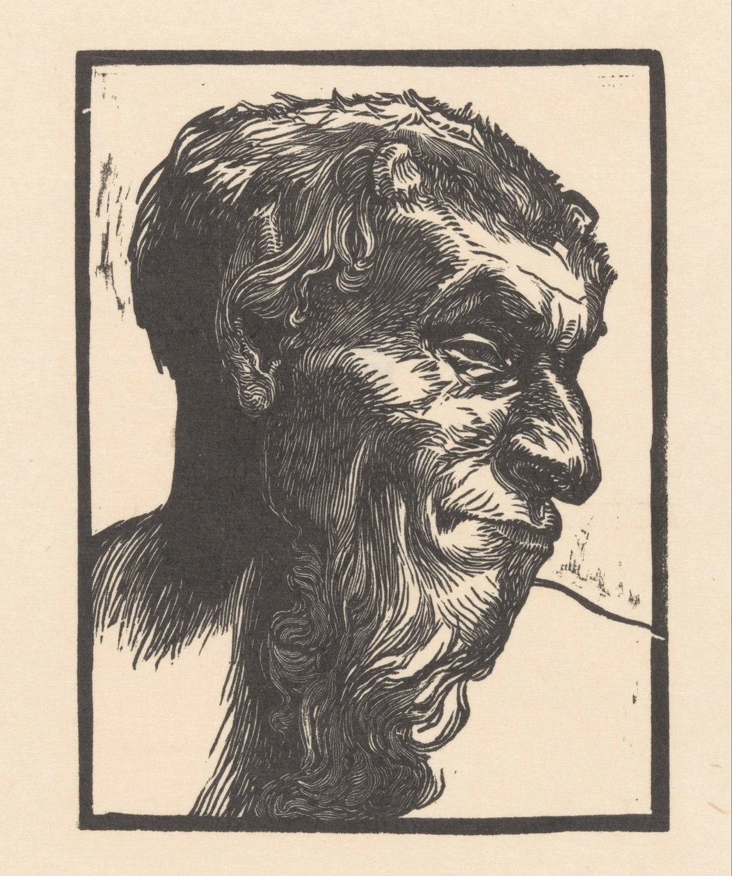 Hoved af en faun af Johannes Josephus Aarts