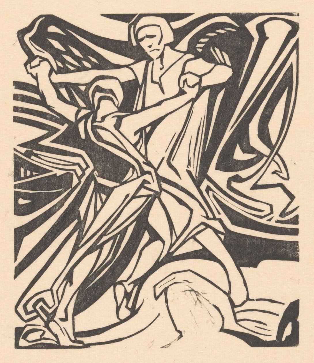 Jakob kæmper med englen af Johannes Josephus Aarts