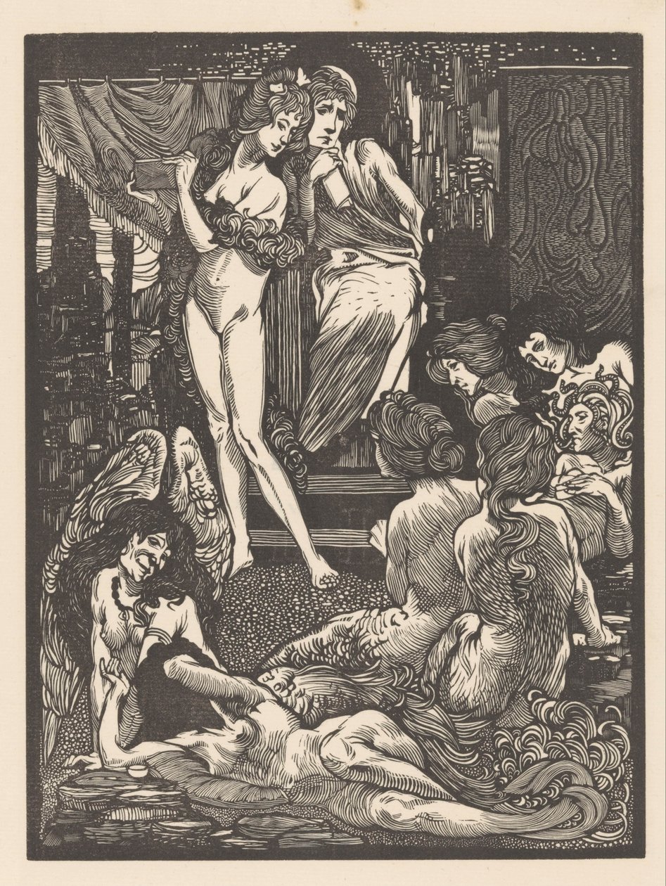Ni fantastiske kvindefigurer af Johannes Josephus Aarts
