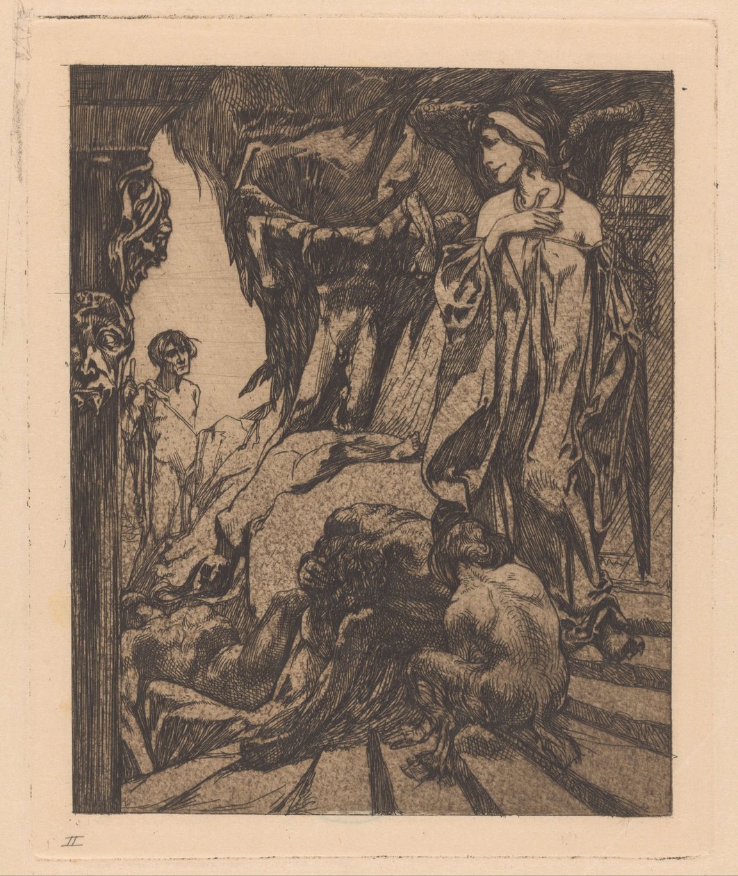 Ødipus i sfinxen af Johannes Josephus Aarts