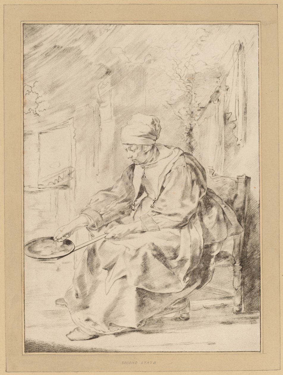 Pandekagekvinde, 1768. af Johannes Kornlein