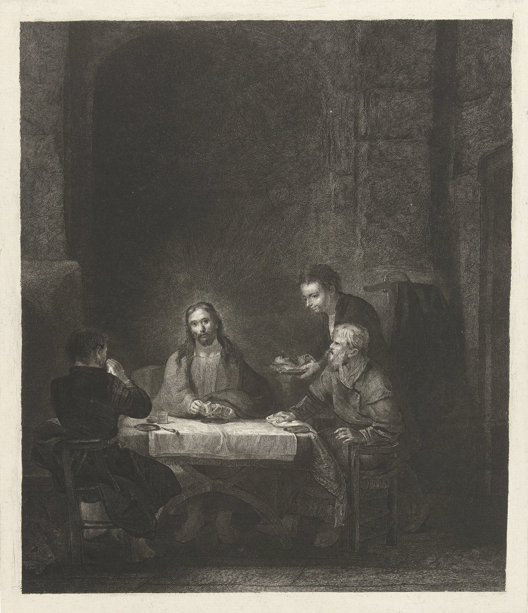 Måltid på Emmaus af Johannes Pieter de Frey