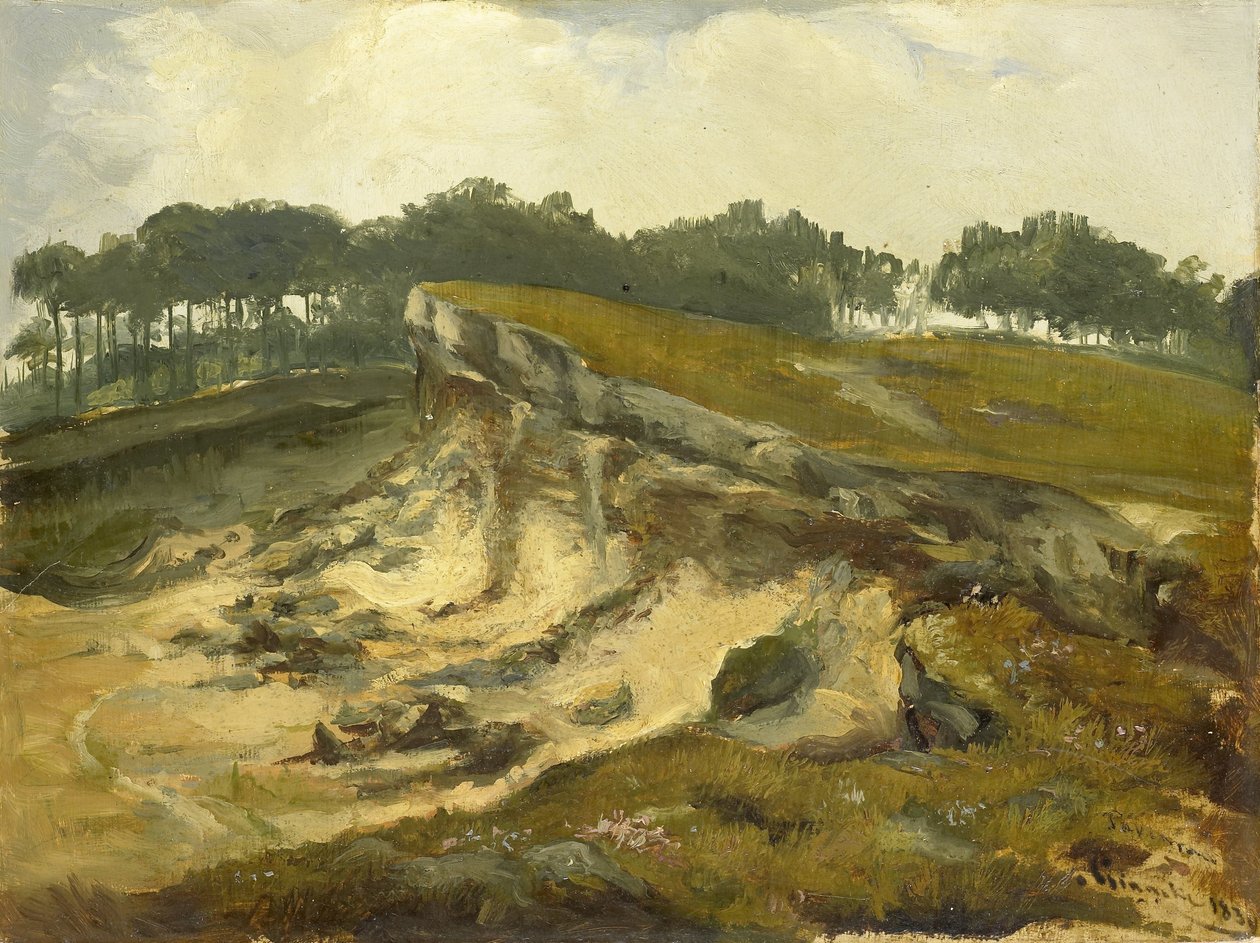 Sandudgravning af Johannes Tavenraat