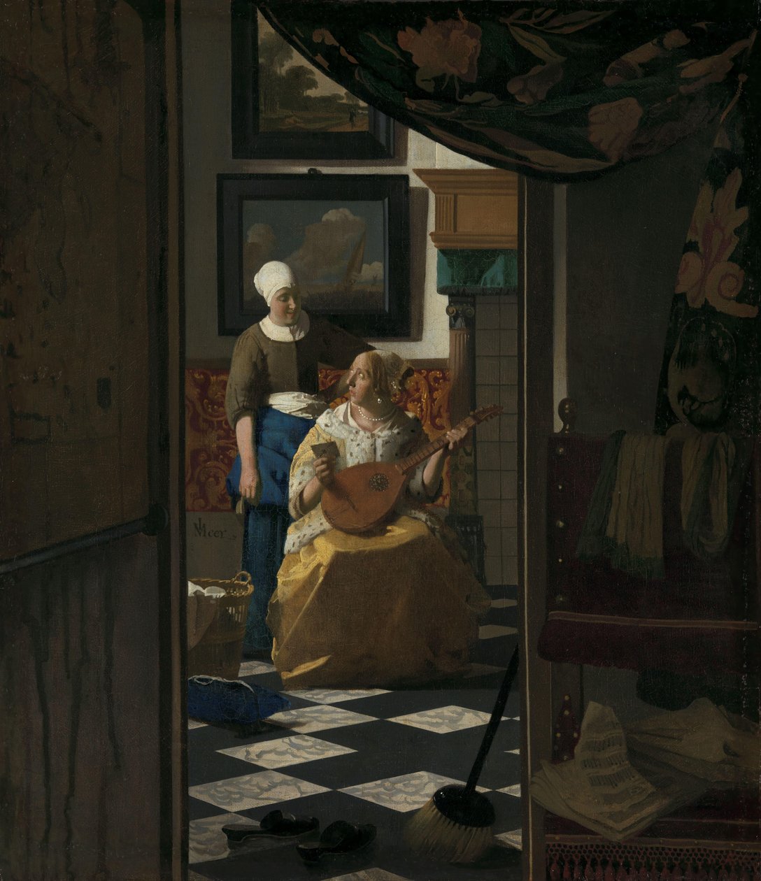 Kærlighedsbrevet af Johannes Vermeer