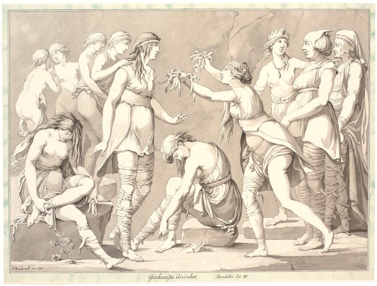 "Gindanische Quinder. Herodots Bog IV" af Johannes Wiedewelt