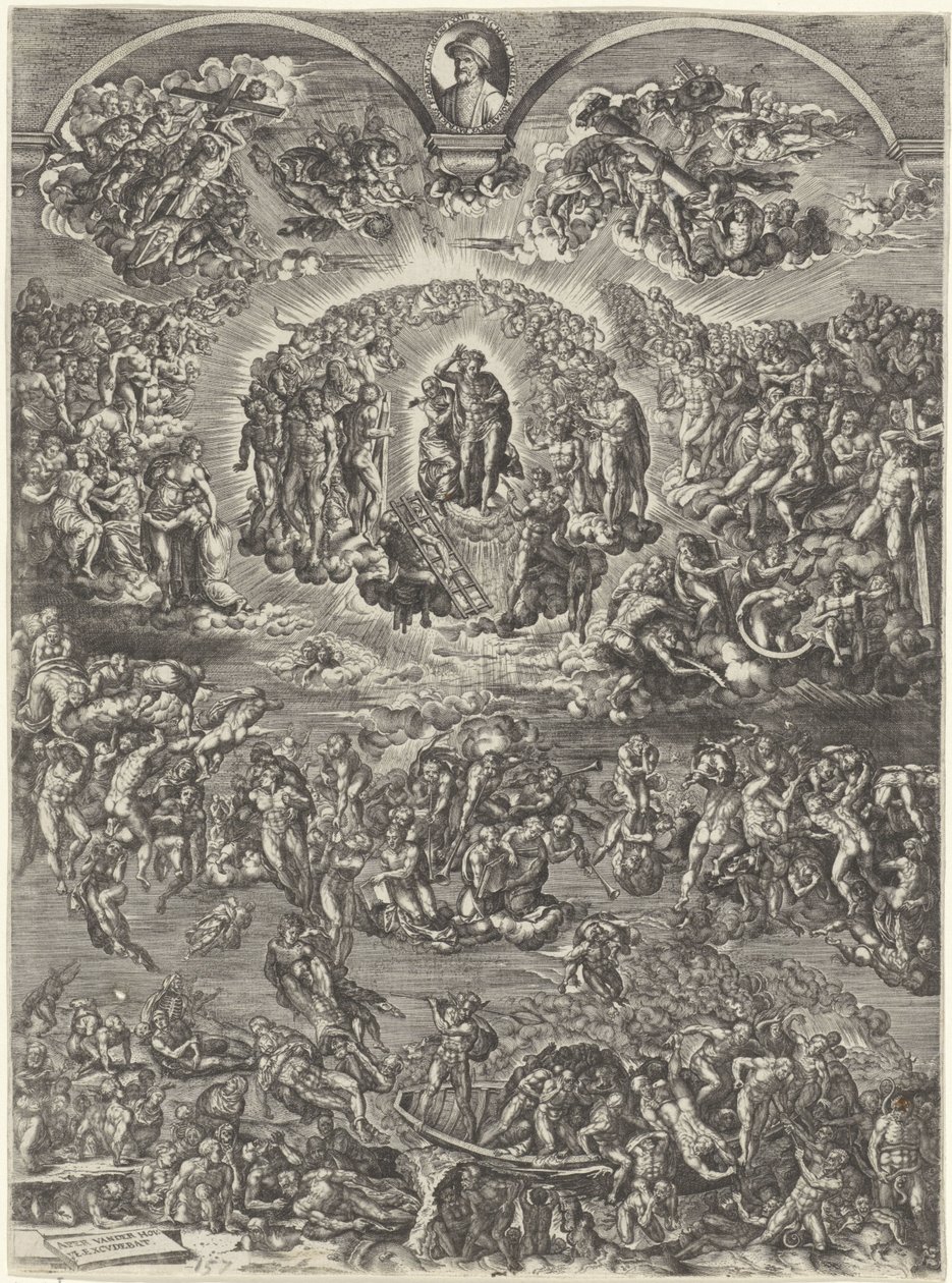 Sidste dom af Johannes Wierix