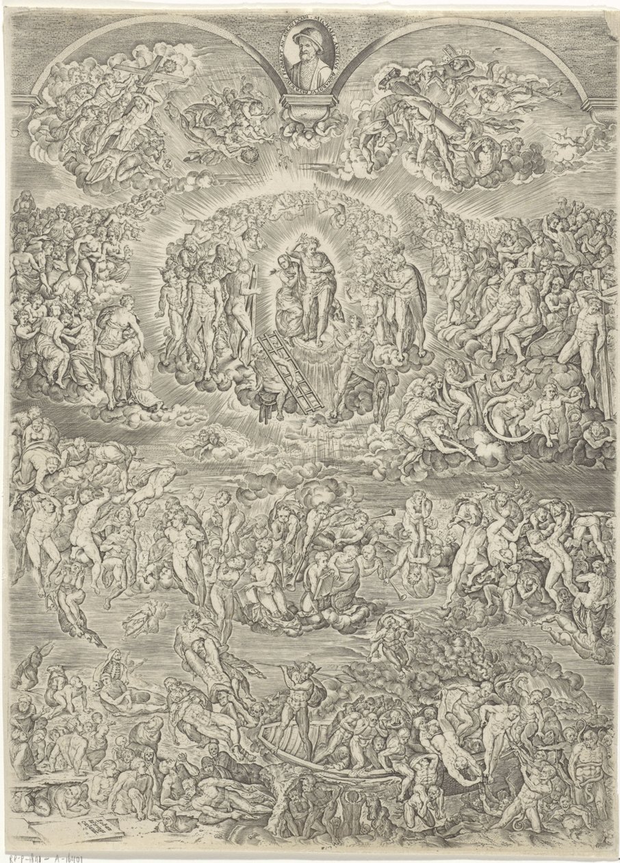 Sidste dom af Johannes Wierix
