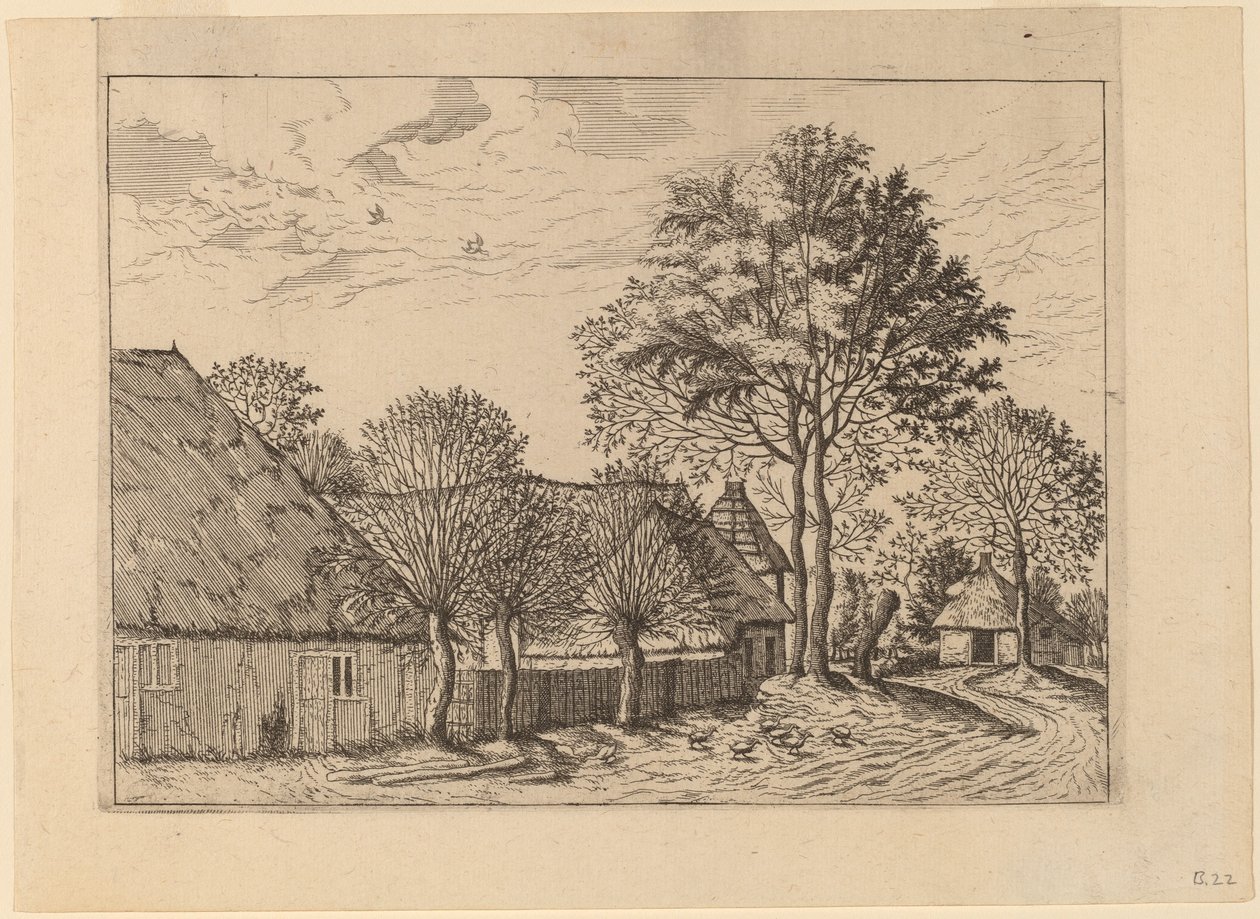 Gårde af Johannes and Lucas van Doetechum after Master of the Small Landscapes