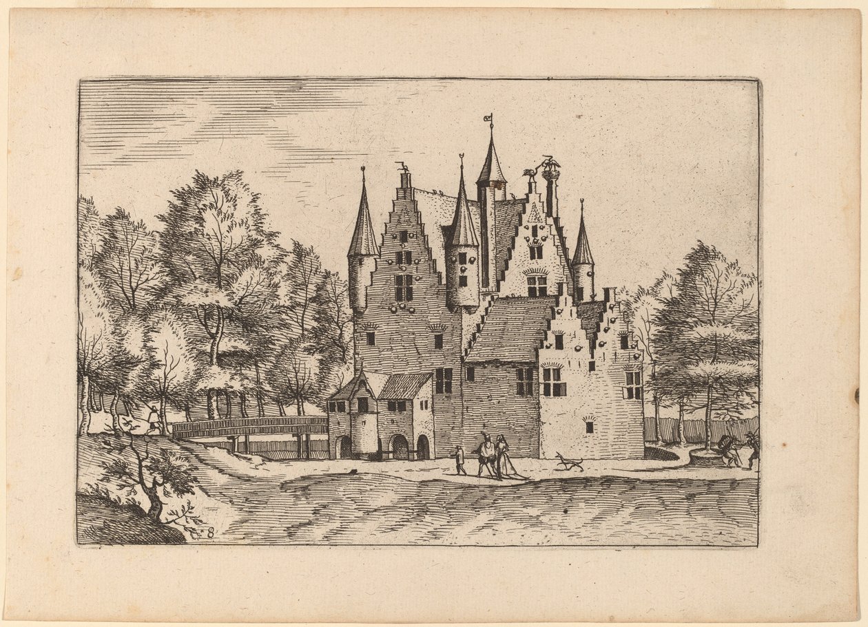 Slot af Johannes van Doetechum, the Elder and Lucas
