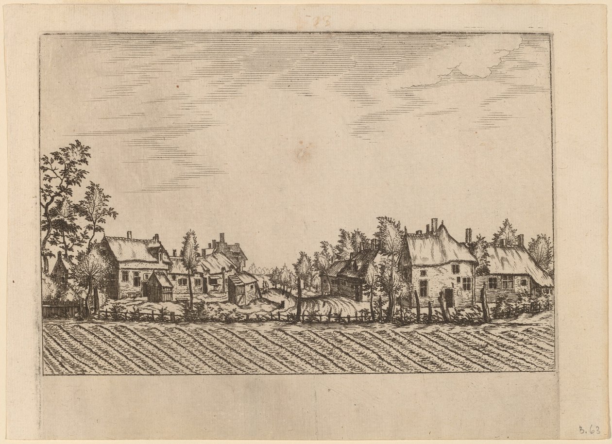 Gårde af Johannes van Doetechum, the Elder and Lucas
