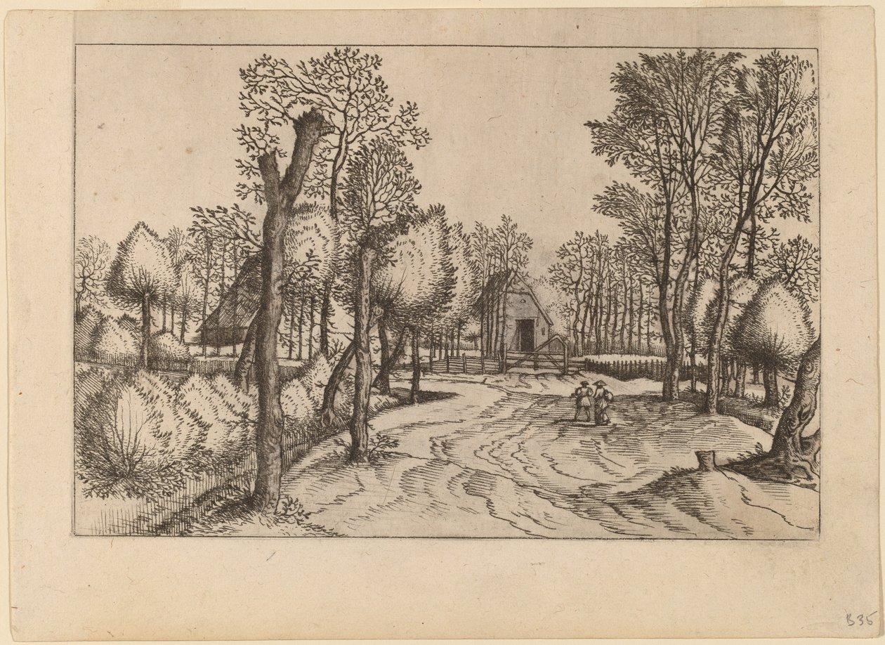 Gårde af Johannes van Doetechum, the Elder and Lucas