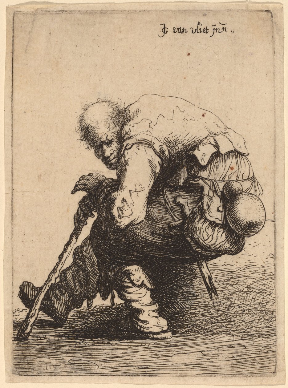Siddende Tigger af Johannes van Vliet