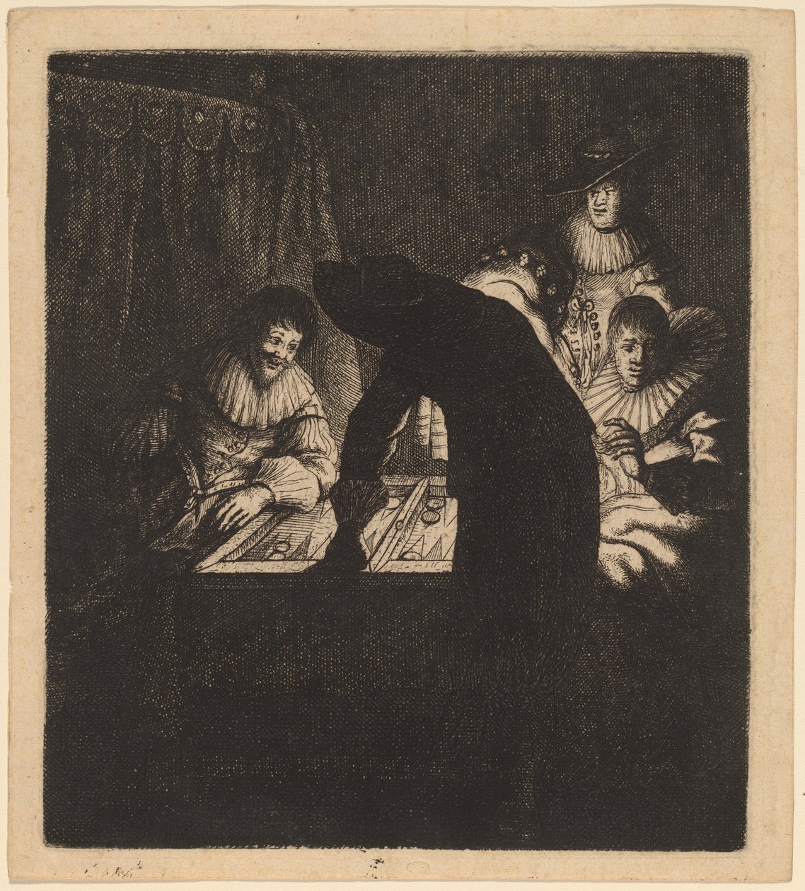 Backgammon-spillerne af Johannes van Vliet