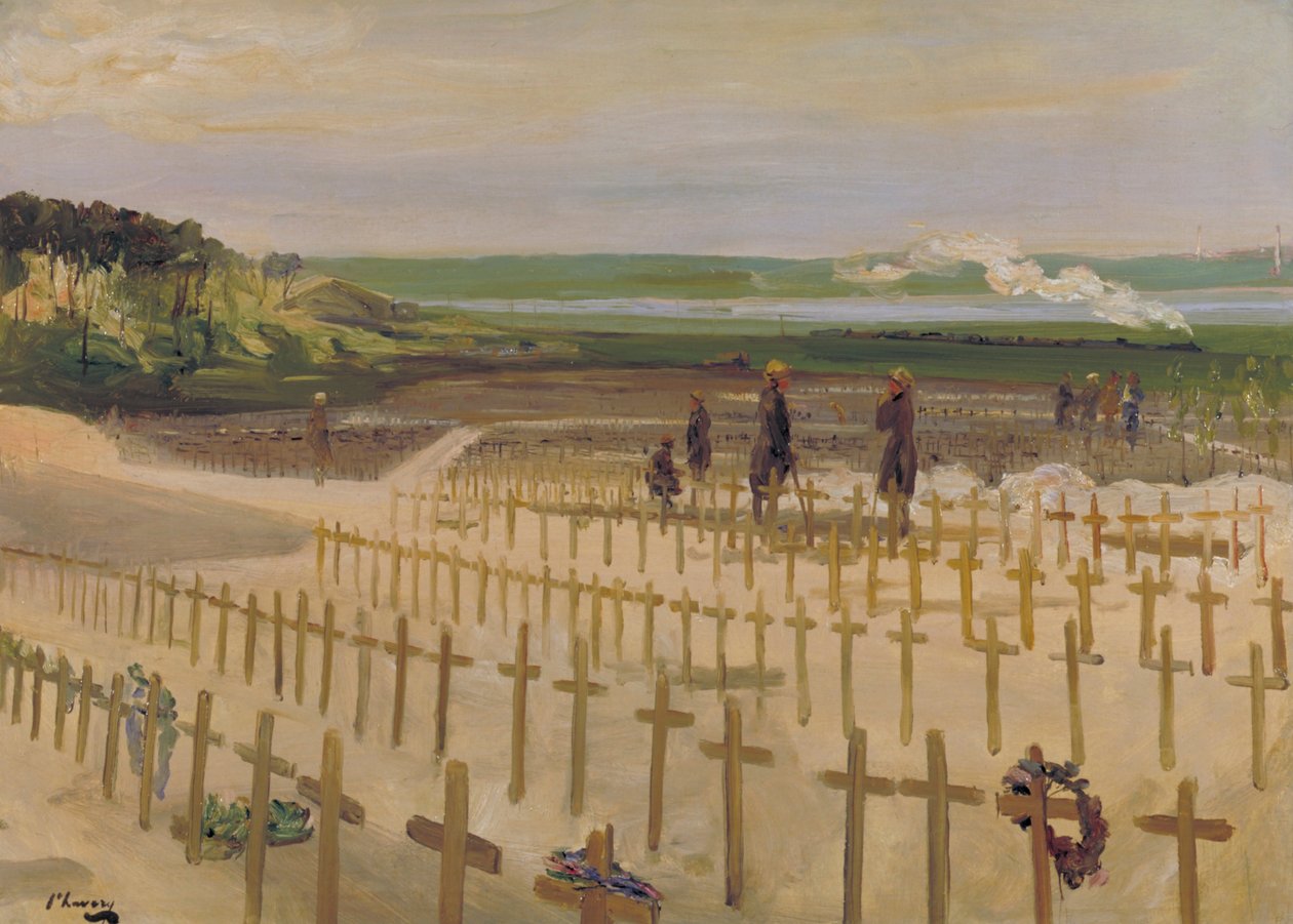 Kirkegården af John Lavery