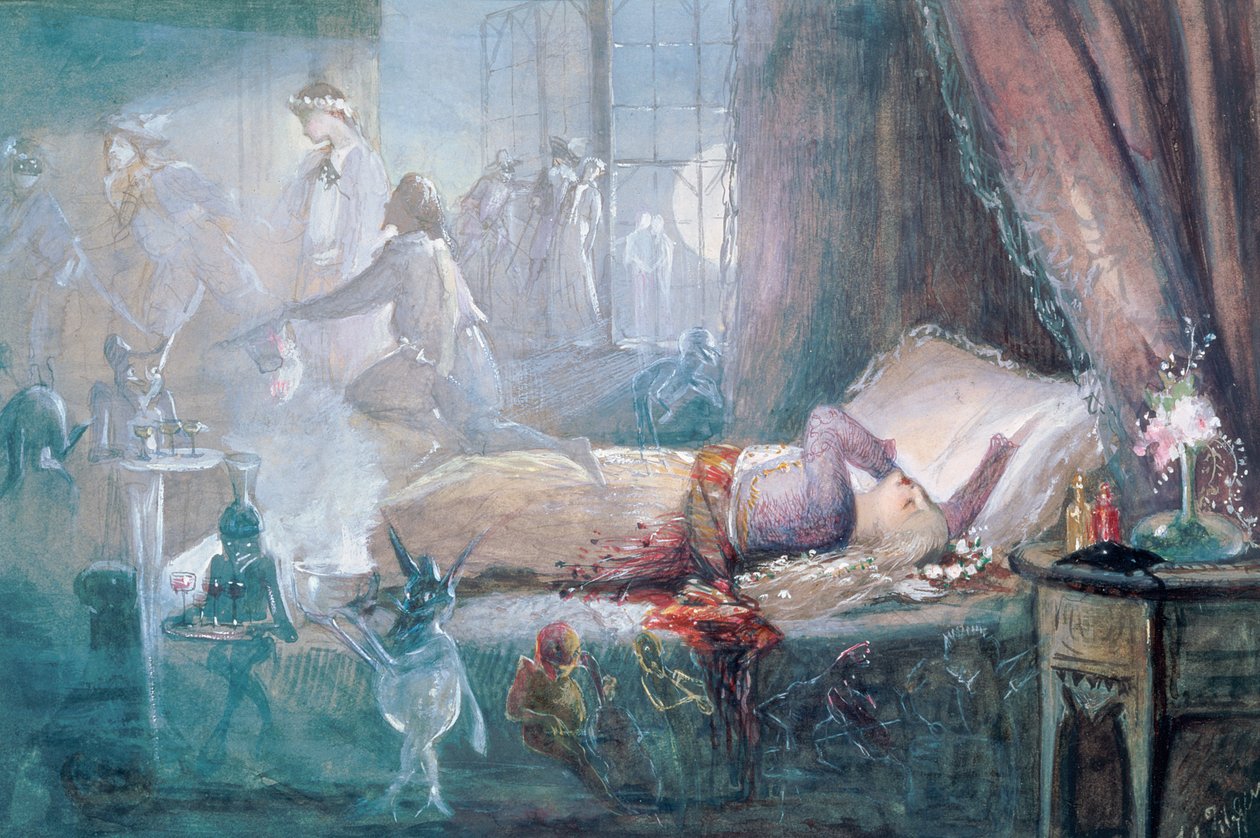 De ting, som drømme er lavet af (se også 109712) af John Anster Fitzgerald